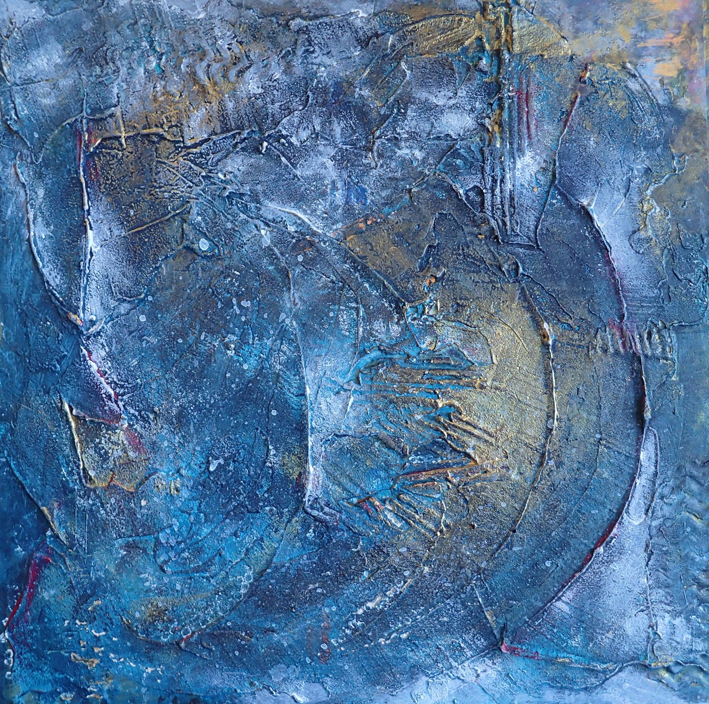 Arc of Darkness - This art is by Kimberli Werner, abstract expressionist artist, based in the UK