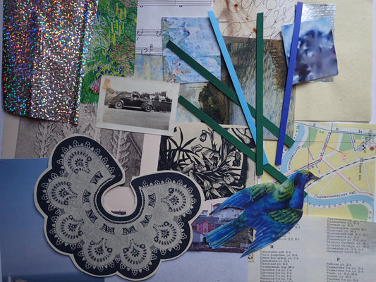 Curated Mixed-Media Collage Bundle 3